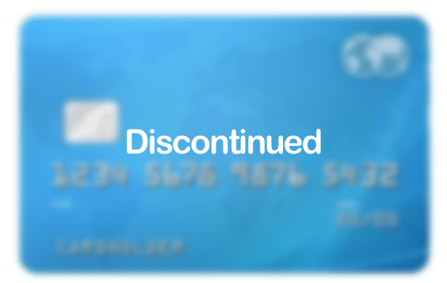 Discontinued Credit Card